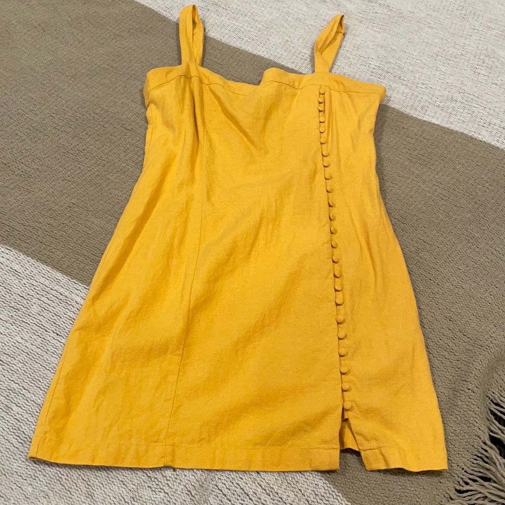 Forever 21 yellow mini dress